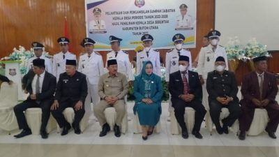 Warga Berharap, Kades yang Dilantik Bupati Buton Utara Miliki Sifat “CANTIK”