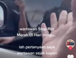 Viral, Wartawan dan Emak-emak Adu Debat di Jalanan Karena Mobil Plat Merah di Hari Minggu