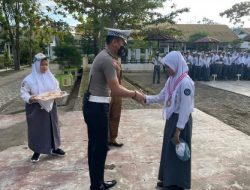 Satlantas Polres Polman Masuk di SMAN 1 Polewali