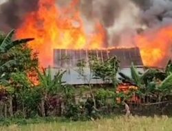 Dua Rumah Warga di Polman Ludes Dilalap Api, Kerugiannya Segini