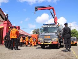 Antisipasi Bencana, Brimob Bone Laksanakan Apel Gelar Pasukan Dan Peralatan