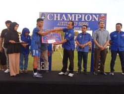 Raih Juara pada AHY Cup 2022 Majene, Sendana Tumbangkan Pamboang di Partai Final
