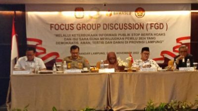 Ketua JMSI Lampung Jadi Pemateri FGD