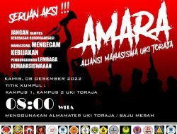 Catat! Mahasiswa UKI Toraja Besok akan Turun Aksi, Ini Tuntutannya