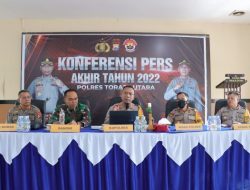 Konferensi Pers Akhir Tahun Polres Toraja Utara, Sejumlah Tindak Kriminal Meningkat