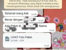 Waspada Penipuan Modus Baru, Pura-pura Kirim WhatsApp Jasa Ekspedisi, Ini Motifnya