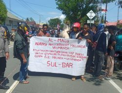 Al – Malu Serahkan 3 Tuntutan, Usai Ancam Tutup Jalan Trans Sulbar