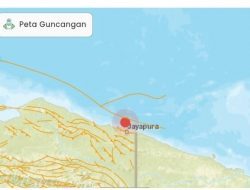 Sampai 24 Kali Kota Jayapura Diguncang Gempa Kemarin Hingga Siang Ini