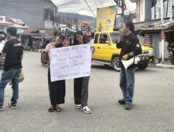 Puluhan Mahasiswa dari Berbagai Organisasi Gelar Aksi Galang Dana untuk korban Tanah Longsor di Bangkelekila