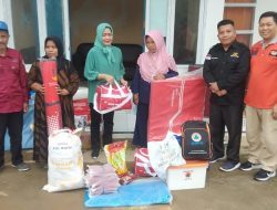 Dinsos Majene Bantu Korban Kebakaran Dua KK di Ulumanda
