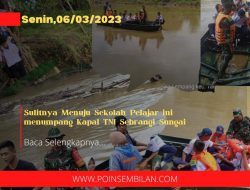 Sulitnya Akses ke Sekolah, Pelajar ini Menumpang Kapal TNI Sebrangi Sungai