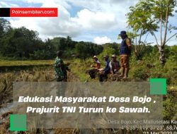 Edukasi Masyarakat Desa Bojo, Prajurit TNI Turun Ke Sawah