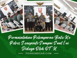 Permasalahan Pelemparan Batu Ke Polres Jeneponto Sampai Saat Ini Diduga Oleh OTK