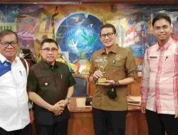 Pengembangan Wisata, Bupati Majene Audiens dengan Menteri Parekraf Sandiaga Uno