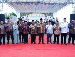 Bupati Majene AST Dampingi Wamenag RI Launching Kampung Zakat di Majene
