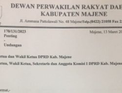 DPRD Majene Jadwalkan RDP dengan APDESI  dan Pemkab Terkait ADD yang Belum Terbayar