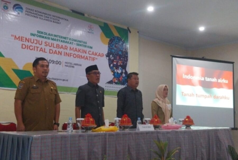 Kominfopers Sulbar Gandeng Relawan TIK Gelar Senter KIM