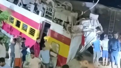kecelakaan kereta api india
