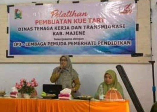 pelatihan pembuatan kue tar disnaker majene