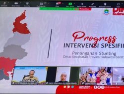 Dinkes Paparkan Progres Intervensi  Penanganan Stunting Sulbar