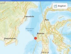 Perairan Tubo Majene Dihentak Gempa Bumi, Segini Kekuatannya
