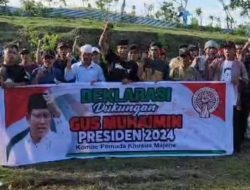 Dukung Gus Imin Masuk Bursa Capres, Komite Pemuda Khusus Majene Deklarasi