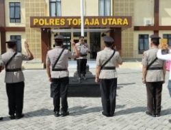 Pimpin Pelantikan dan Sertijab Sejumlah Pejabat Lingkungan Polres Toraja Utara, Ini Pesan Kapolres