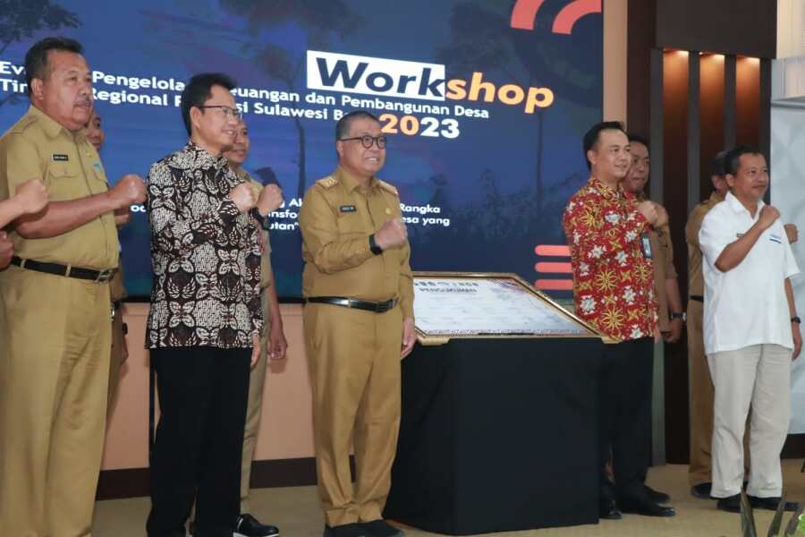 Muhammad Idris mengukuhkan forum kolaborasi pengawasan desa yang digelar Badan Pengawasan Keuangan dan Pembangunan (BPKP) Perwakilan Provinsi Sulbar, Senin 7 Agustus 2023.