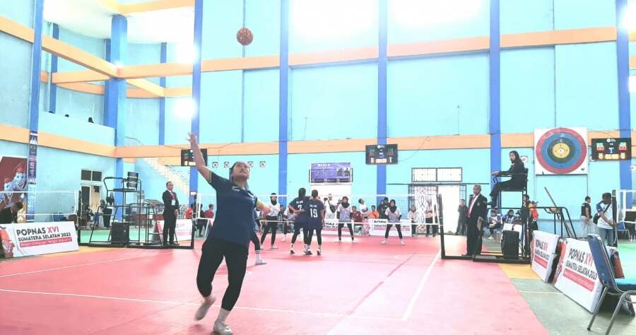 Tim Takraw Putri Sulbar Melaju ke Final