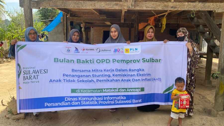 Diskominfo Sulbar Kembali Intervensi Permasalahan 4+1 di Polman