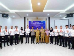 Polres Majene dan jajarannya terimah penghargaan Dari bupati Majene atas prestasinya Dalam Mengungkap Kasus TPPO,
