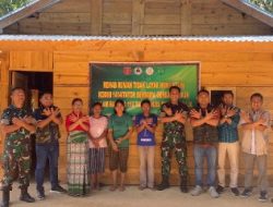 Panitia 110 IMT Bersama Kodim 1414 Tator Kembali serahkan Kunci Bedah Rumah di Bonoran Kecamatan Kesu’
