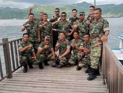 Danrem 141 Toddopuli dan Rombongan Nikmati Pesona Eksotis Pulau Dutungan
