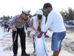 Satlantas polres Majene menggelar Program Lingkungan Bersih Pelanggaran dan Lingkungan Bersih