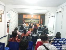Bawaslu Kupaten Toraja Utara Gelar Publikasi dan Dokumentasi Pengawasan logistik Pemilu
