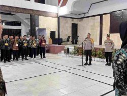 Kapolres Parepare Beri Pengarahan Kepada Casis, Ingat Perbanyak Belajar dan Berdoa