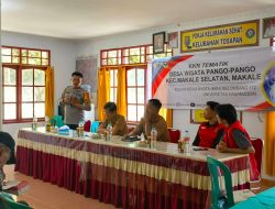 Bhabinkamtibmas Polres Tator, Aktif Jalin Komunikasi dengan Mahasiswa KKN