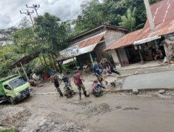 Dari Kelurahan Tapparan Satgas TMMD Kodim 1414 Tana Toraja Melanjutkan Pengerjaan Rabat Beton