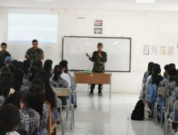 Dansatgas TMMD Kodim 1414/Tator Berikan Penyuluhan Sosialiasi Rekrutmen TNI
