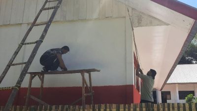 Progres pengerjaan SND 4 Rantetayo oleh satgas TMMD kodim 1414/Tator, Minggu (11/08/24) .