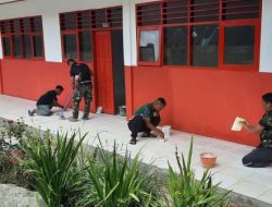 Program TMMD Ke-121 Wujud Sumbangsi TNI Dalam Memajukan Pendidikan dengan Melaksanakan Rehab Ruang Kelas