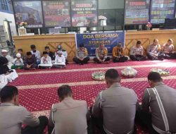 Sat Lantas Polres Parepare Gelar Doa Bersama Syukuran HUT Lalu Lintas Bhayangkara Ke 69 Penuh Khidmat