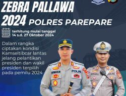 Operasi Zebra 2024 Segera Digelar, Sat Lantas Polres Parepare Ingatkan Warga Lengkapi Diri dan Kendaraan