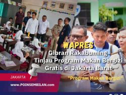 Wapres Gibran Rakabuming Tinjau Program Makan Bergizi Gratis di Jakarta Barat
