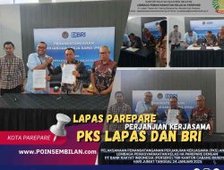 Wujudkan Pelayan Prima, Kepala Lapas IIA Parepare Teken PKS Dengan Pimpinan PT Bank Rakyat Indonesia (Persero) Tbk. Kantor Cabang Parepare.