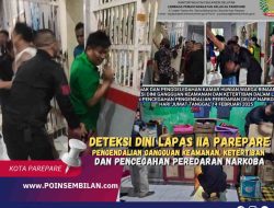 Cegah Peredaran Narkoba, Lapas IIA Parepare Kembali Gelar Razia Dan Penggeledahan Blok Hunian Warga Binaan.