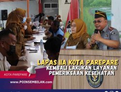 Pastikan Kesehatan WBP, Lapas IIA Parepare Kembali Lakukan Layanan Pemeriksaan Kesehatan Mobile VCT HIV Dan Skrining TB Bekerjasama Dengan Dinas Kesehatan Kota Parepare.