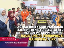 Jelang Bulan Suci Ramadhan 1446H Polres Parepare Gelar Baksos Polri Presisi, Hadir Unsur Forkopimda, Mahasiswa, OKP