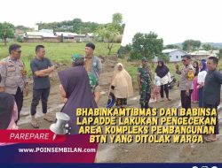 Bhabinkamtibmas dan Babinsa Lapadde Lakukan Pengecekan Area Kompleks Pembangunan BTN Yang Ditolak Warga