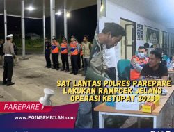 Sat Lantas Polres Parepare Lakukan Rampcek Jelang Operasi Ketupat 2025, Wujudkan Mudik Aman, Keluarga Nyaman